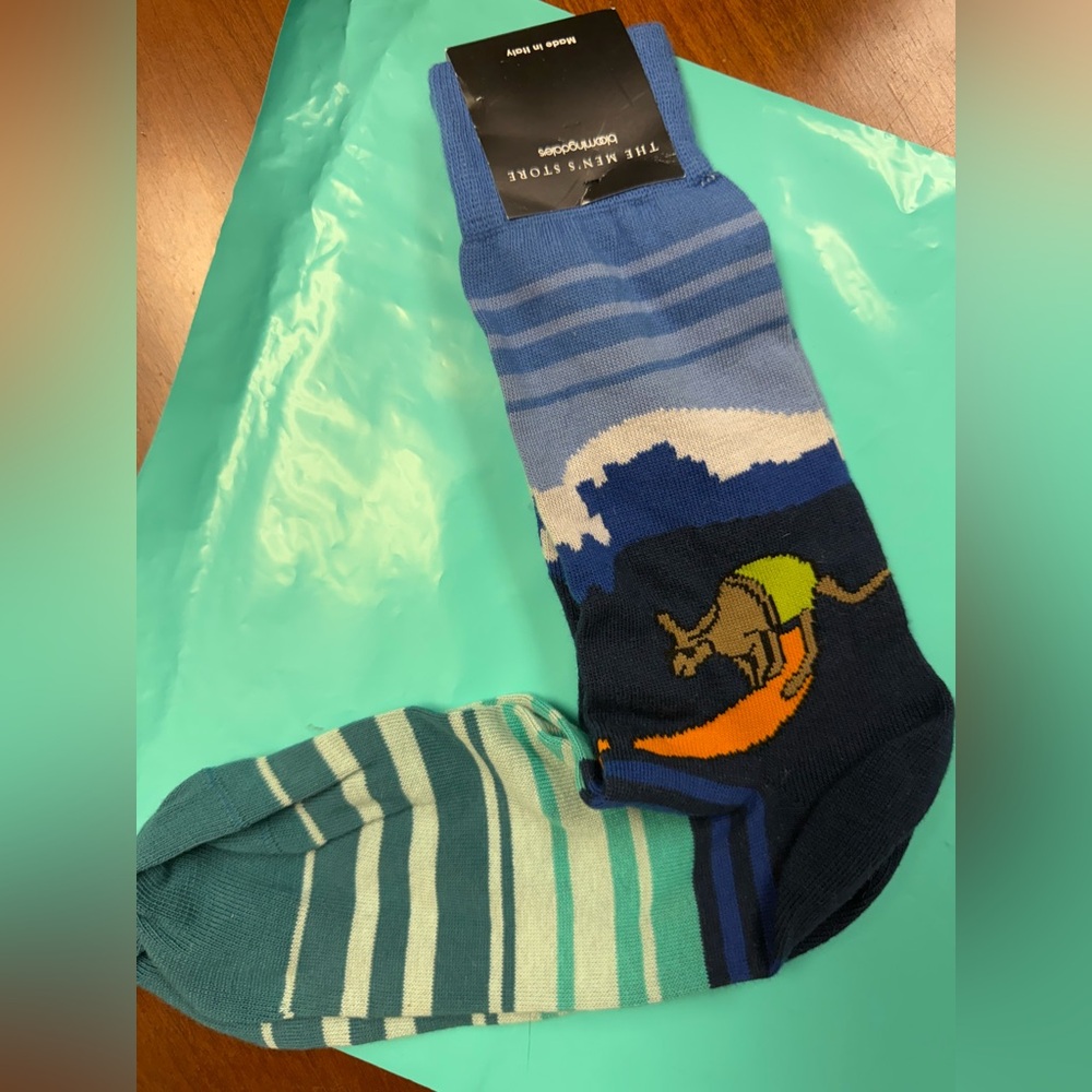 Men’s surf kangaroo socks 10-13 size made in Italy